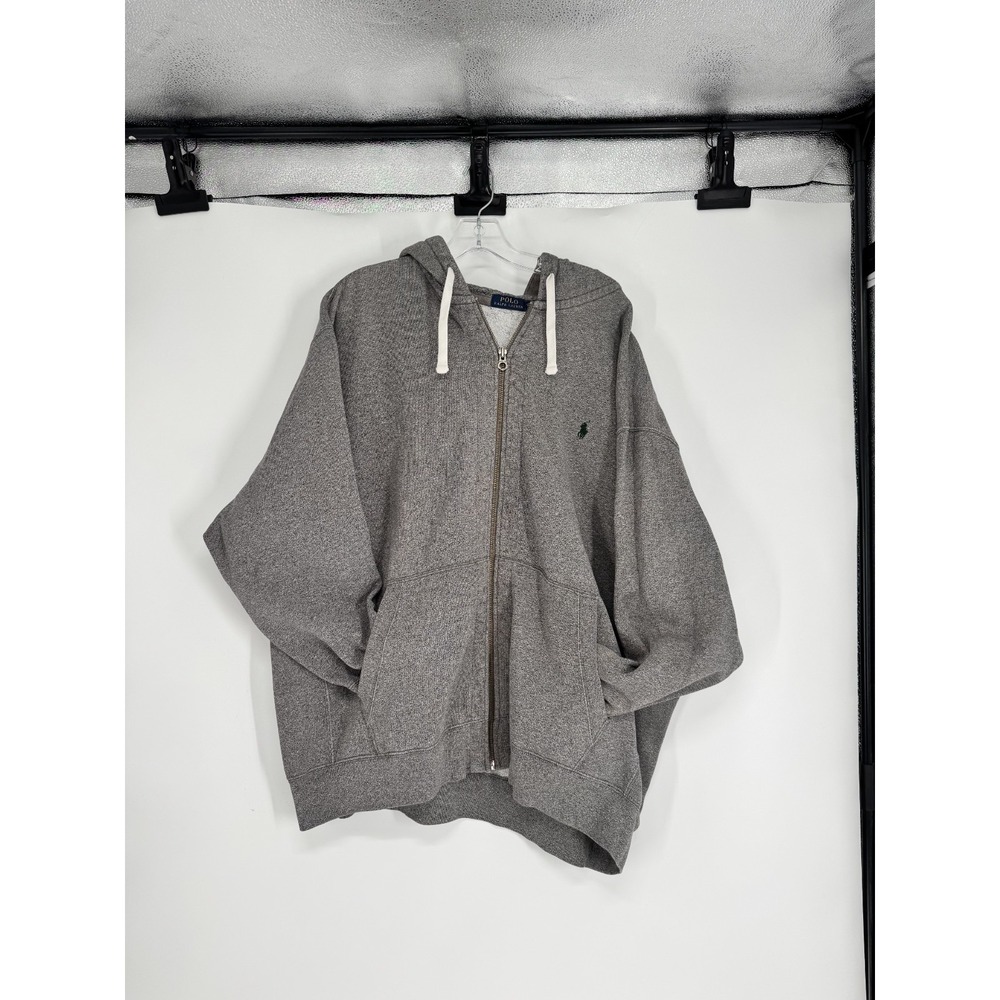 Polo Ralph Lauren Hoodie 3XB 3XL Big Full Zip Up Jacket Pony Sweatshirt Fleece